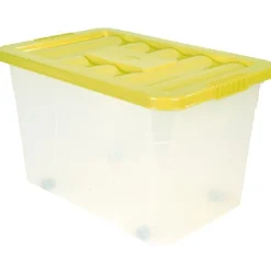 Gifi Rangement|BOX A ROULETTES 60 L