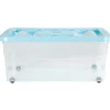 Gifi Rangement|BOX A ROULETTES 50L