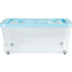 Gifi Rangement|BOX A ROULETTES 50L