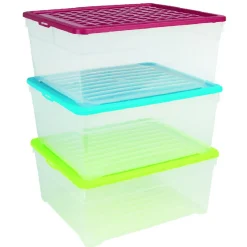 Gifi Rangement|Box de rangement 18 L Curver x3