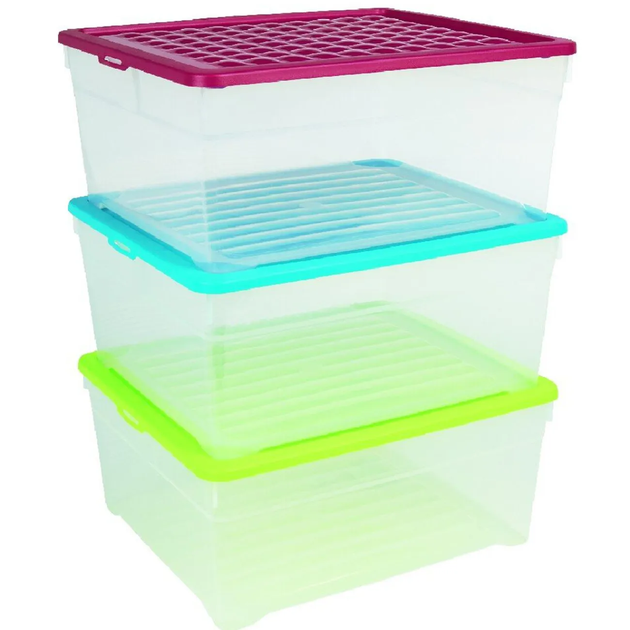 Gifi Rangement|Box de rangement 18 L Curver x3