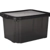 Gifi Rangement|Box de rangement plastique 8 L noir