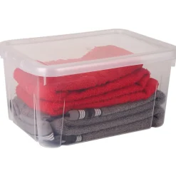 Gifi Rangement|Box de rangement plastique 8 L transparent