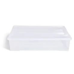 Gifi Rangement|Box rangement 60L plastique transparent 78,5xH17x58,8cm