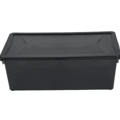 Gifi Rangement|Box rangement textile grise 5 L