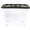 Gifi Rangement|Box à roulettes 80L