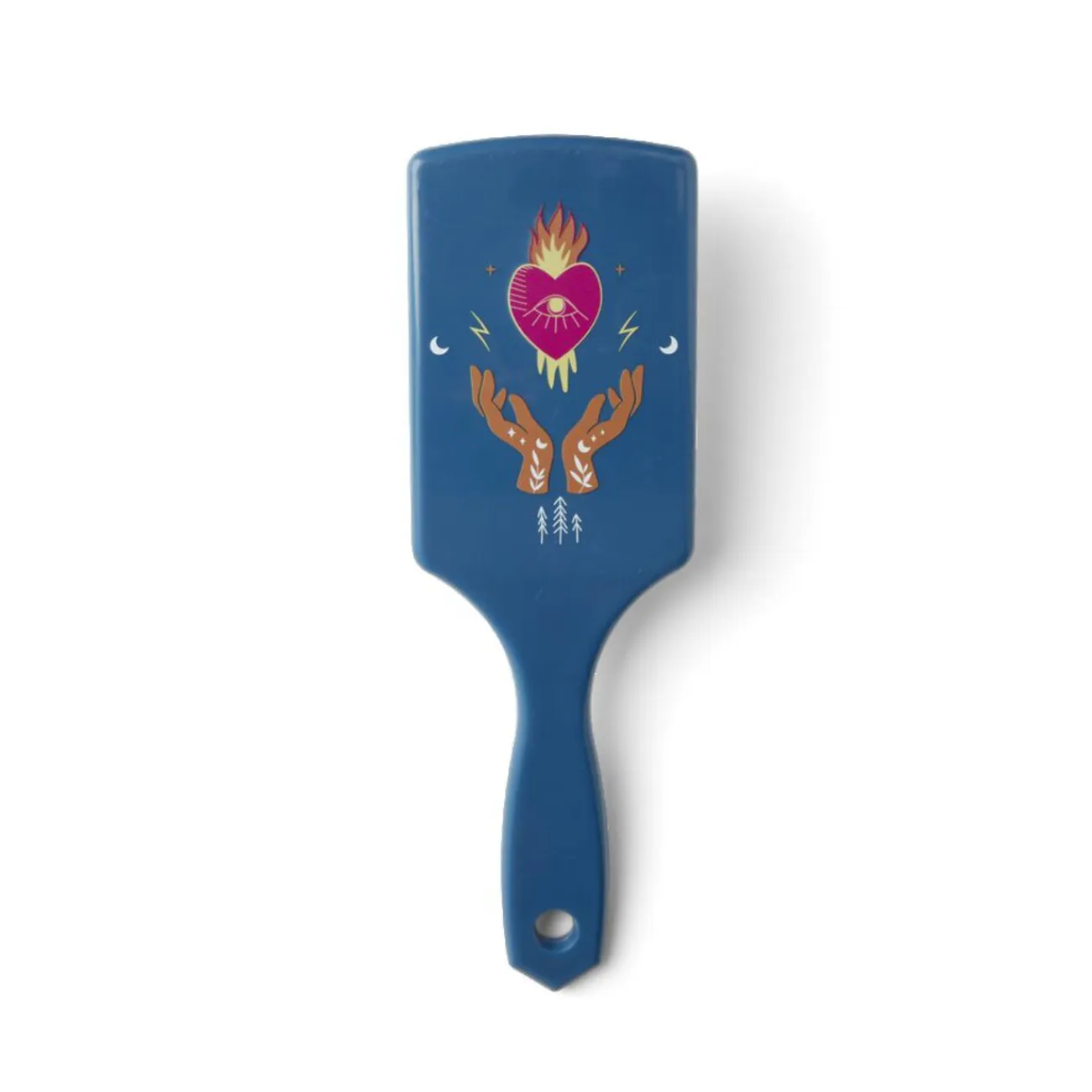 Gifi Beauté^Brosse à cheveux en plastique imprimé 4 coloris