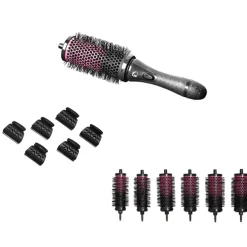 Gifi Beauté^Brosse à cheveux spécial brushing 6 rouleaux céramique