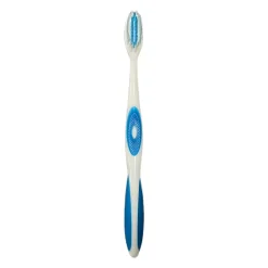 Gifi Bien-Être^Brosse à dent médium bleue et blanche