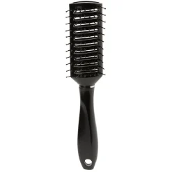 Gifi Beauté^Brosse tunnel multi-usages picots perlés pvc noir