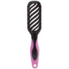 Gifi Beauté^Brosse tunnel multi-usages picots perlés pvc noir fuchsia