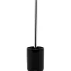 Gifi Equipement Wc^Brosse WC manche inox céramique noir