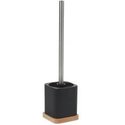 Gifi Nettoyage Et Entretien|Brosse WC noir et couleur bois