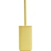 Gifi Equipement Wc^Brosse WC polyrésine jaune Sunflow Ø9,6xH35cm