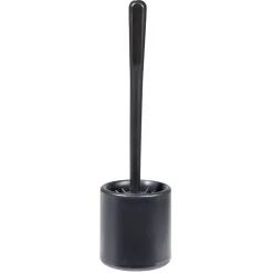 Gifi Equipement Wc^Brosse WC silicone ronde avec support noir