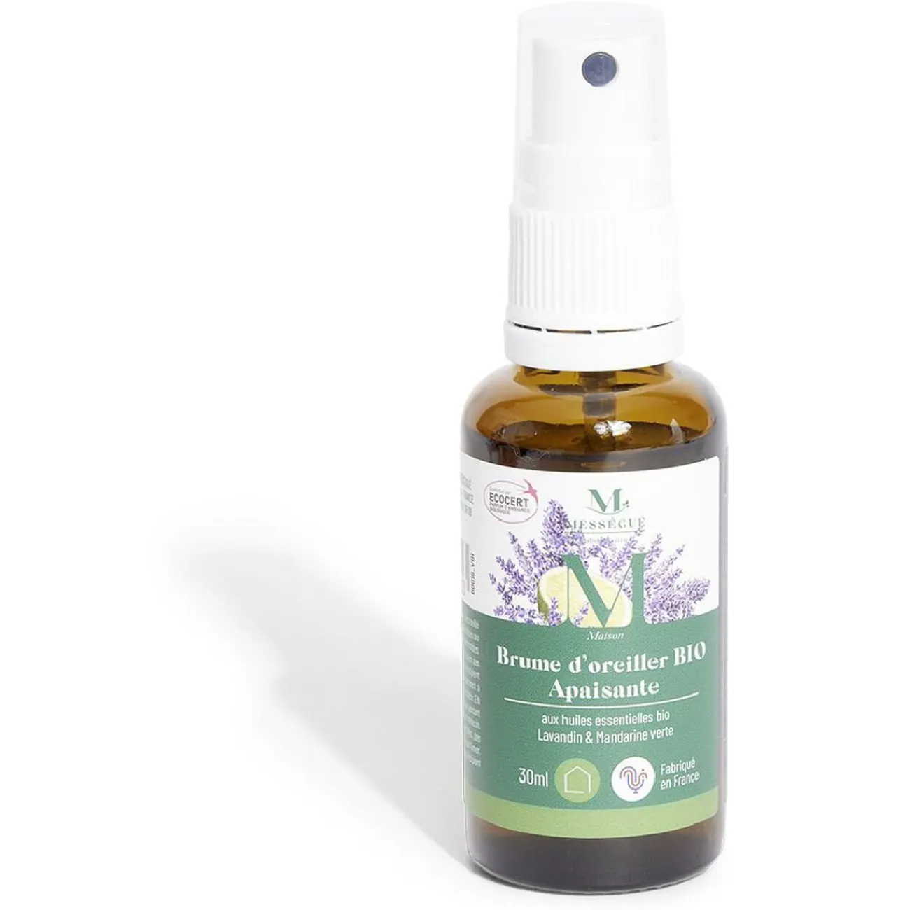 Gifi Bien-Être^Brume d'oreiller BIO apaisante lavandin et mandarine verte 30ml