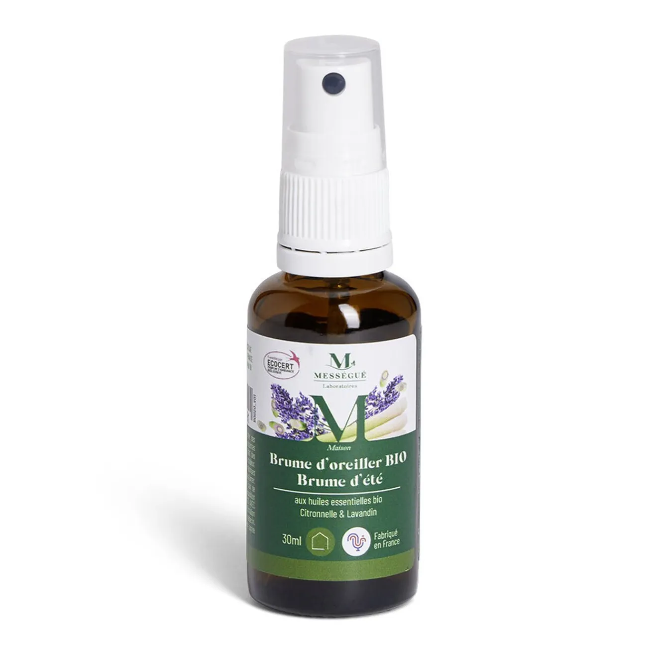 Gifi Nettoyage Et Entretien|Brume d'oreiller bio Mességué citronnelle et lavandin 30ml