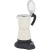 Clearance Gifi Cafetière italienne électrique Homday rétro beige