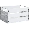 Gifi Rangement|Caisse de rangement en bois et métal - L32,5 x l18 x H24 cm