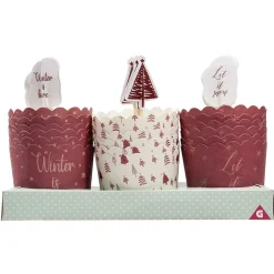Clearance Gifi Caissette à gâteau avec décoration x18