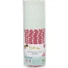 Discount Gifi Caissette à muffin en carton rose vert décor pois blanc x25