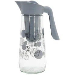 Best Gifi Carafe en verre 1,5L avec infuseur en silicone
