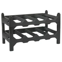 New Gifi Casier pour 8 bouteilles noir