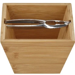 Outlet Gifi Casse-noix avec bol en bambou naturel