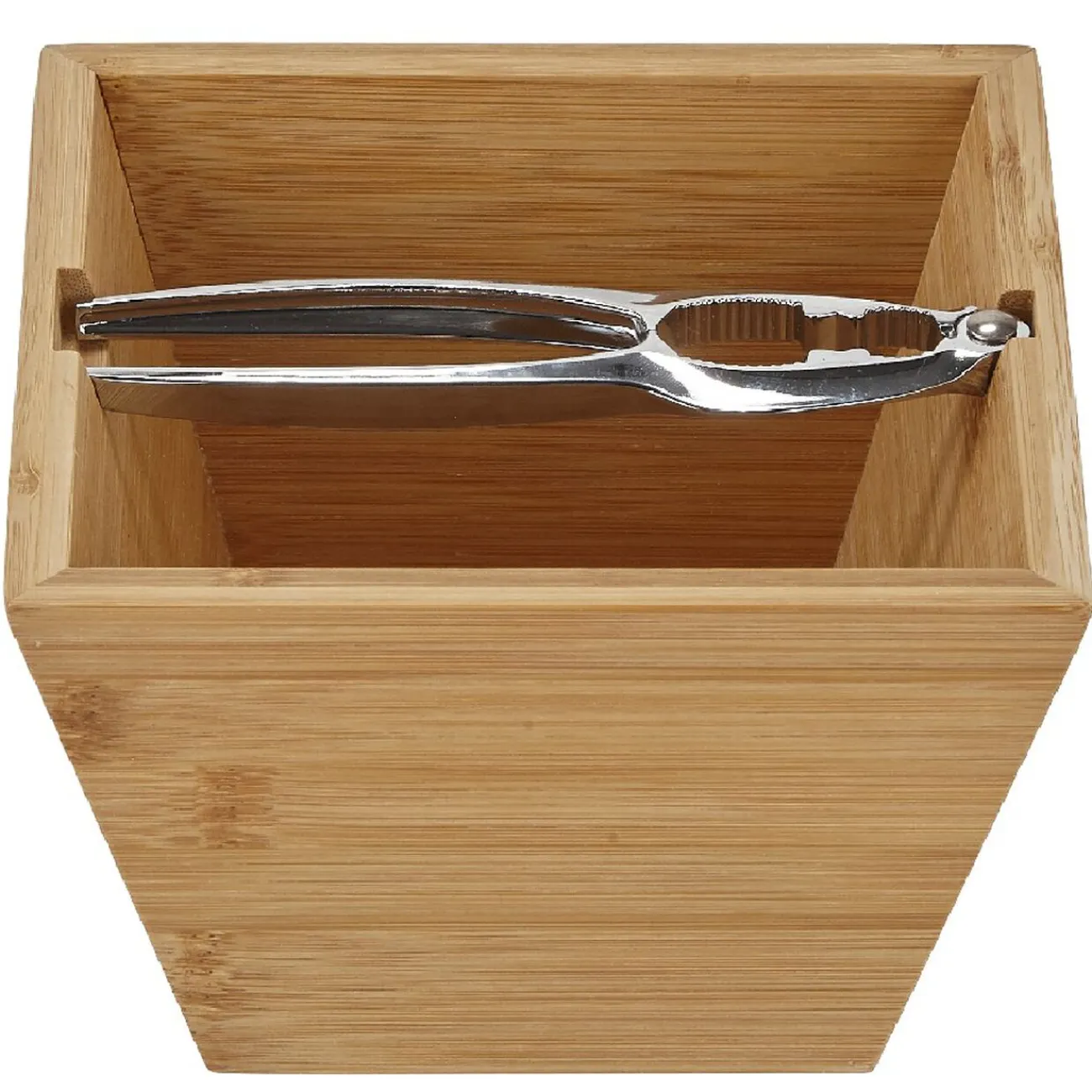 Outlet Gifi Casse-noix avec bol en bambou naturel
