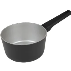 Online Gifi Casserole 18 cm aluminium gris anthracite finition argenté