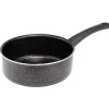 Hot Gifi Casserole effet pierre antiadhérente noir Ø20xH7,5cm