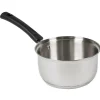 Outlet Gifi Casserole inox avec poignée bakélite noir ø 14 cm