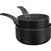 Online Gifi Casserole noire à induction effet pierre x2
