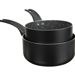 Online Gifi Casserole noire à induction effet pierre x2