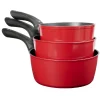 Discount Gifi Casserole rouge et noire x3