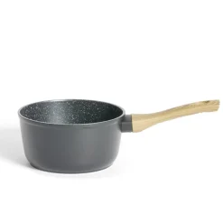 Discount Gifi Casserole tous feux dont induction aluminium noir Ø18cm