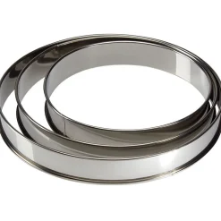 Gifi Cercle à pâtisserie en inox x3