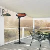 Gifi Chauffage^Chauffage extérieur sur pied ajustable 160-210cm Homday
