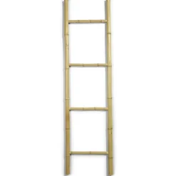 Gifi Aménagement Salle De Bain^Échelle porte-serviette 40x150cm bambou naturel
