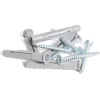 Gifi Quincaillerie^5 chevilles universelles en nylon tous matériaux avec vis - Ø8x50 mm