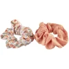 Gifi Beauté^2 chouchous orange uni/imprimé fleurs