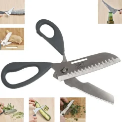 Sale Gifi Ciseau santoku multifonctions avec étui de protection
