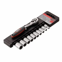 Gifi Quincaillerie^Clé à cliquet Suki 10 douilles 1/4"