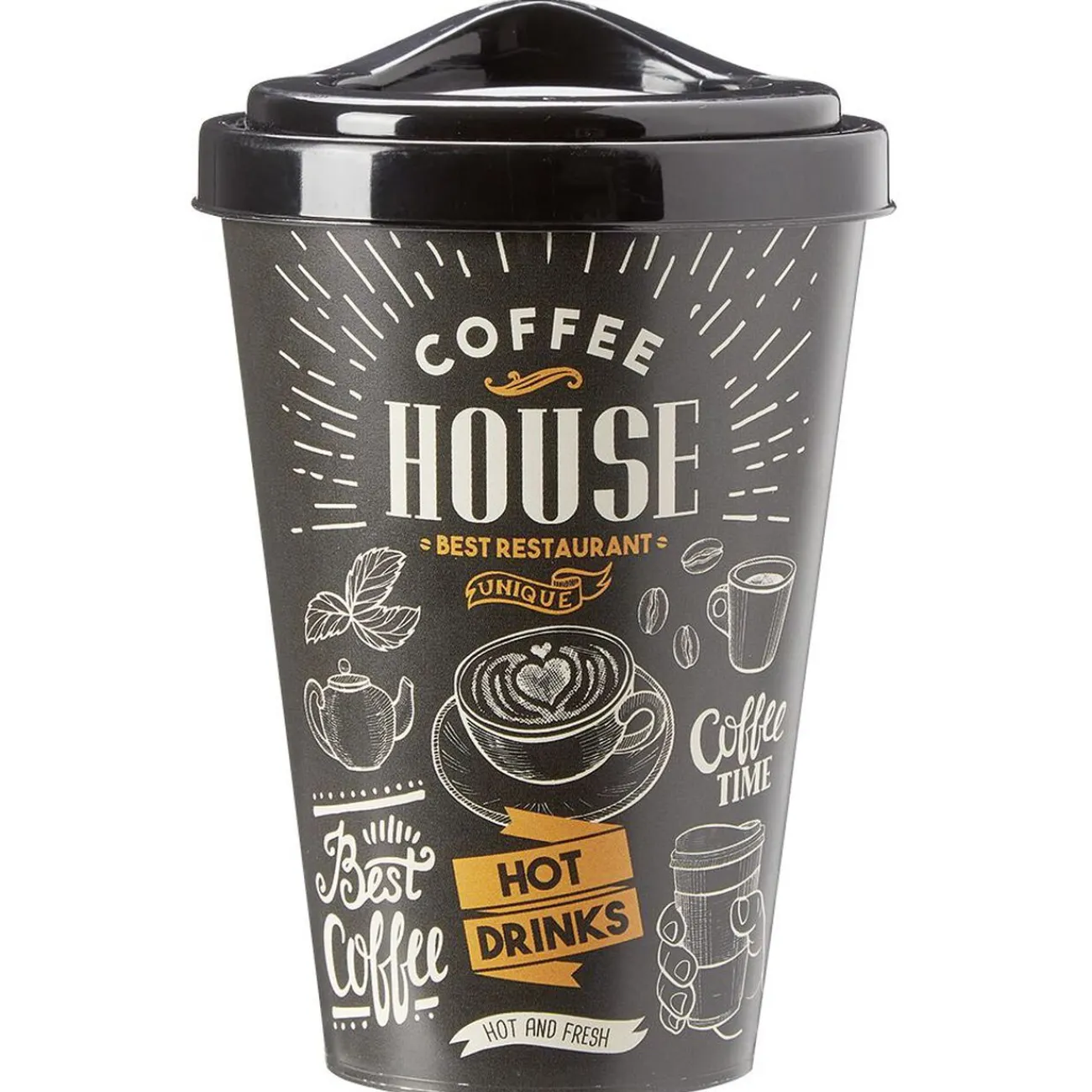 Best Gifi Coffee cup mug avec couvercle 400 ml