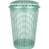 Gifi Entretien Du Linge|Coffre à linge gris argenté 60 L