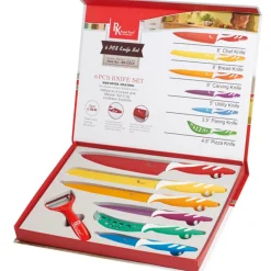 Clearance Gifi Coffret 6 couteaux et éplucheur