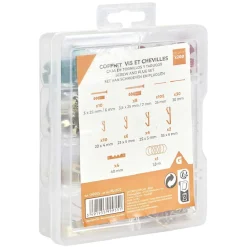 Gifi Outils Bricolage^Coffret vis et cheville x200