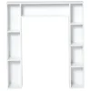 Gifi Equipement Wc^Contour WC en bois blanc H100 cm