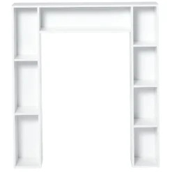 Gifi Equipement Wc^Contour WC en bois blanc H100 cm