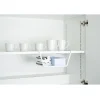 Best Gifi Corbeille à suspendre en métal blanc L.32 cm